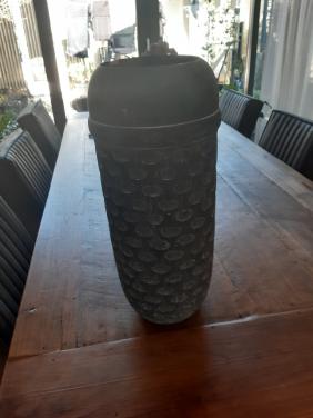 Houten vaas hoigte 50 cm