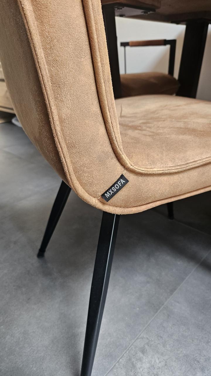 Eetkamertafel en stoelen Henders en Hazel Metalox 230 x 100 cm