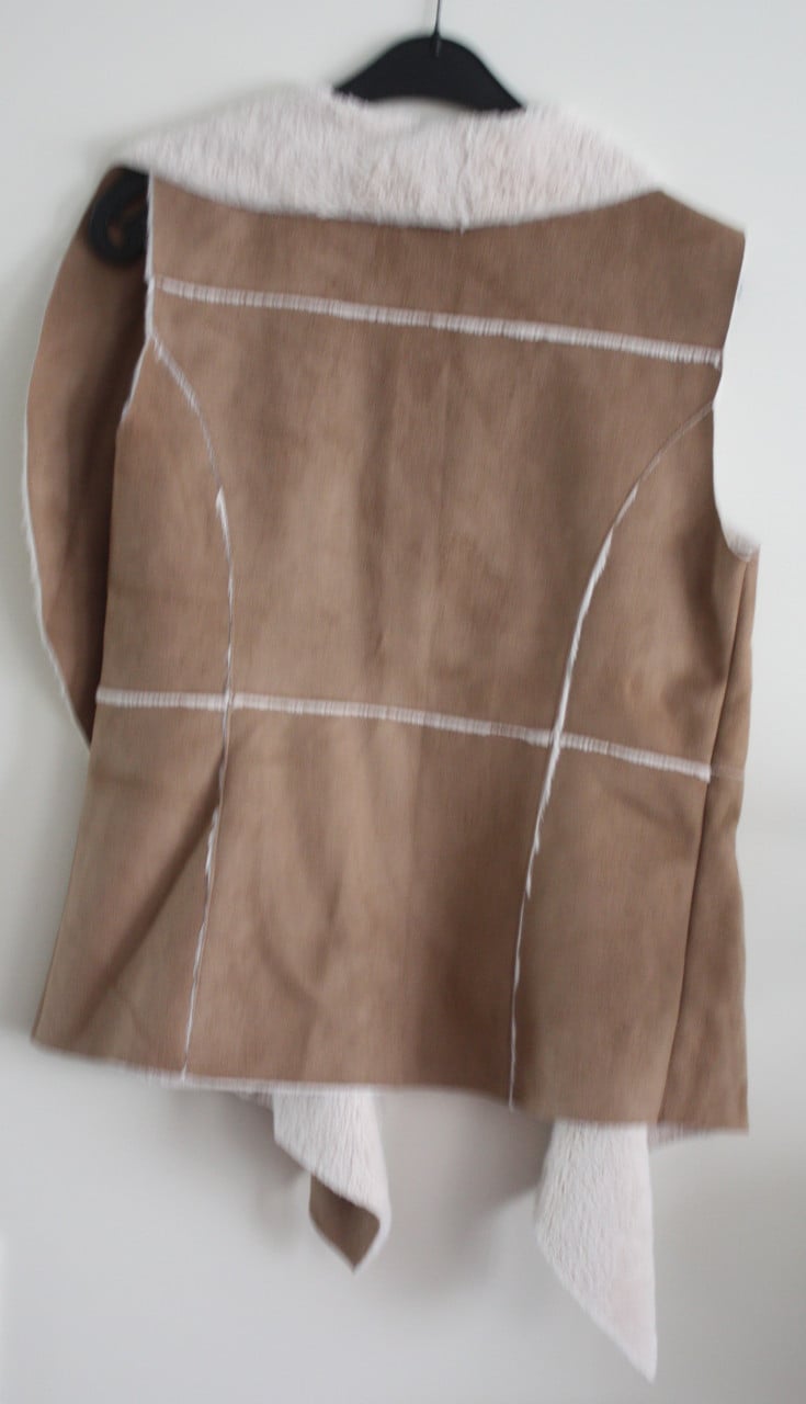 Bruin beige bodywarer suedelook  maat m