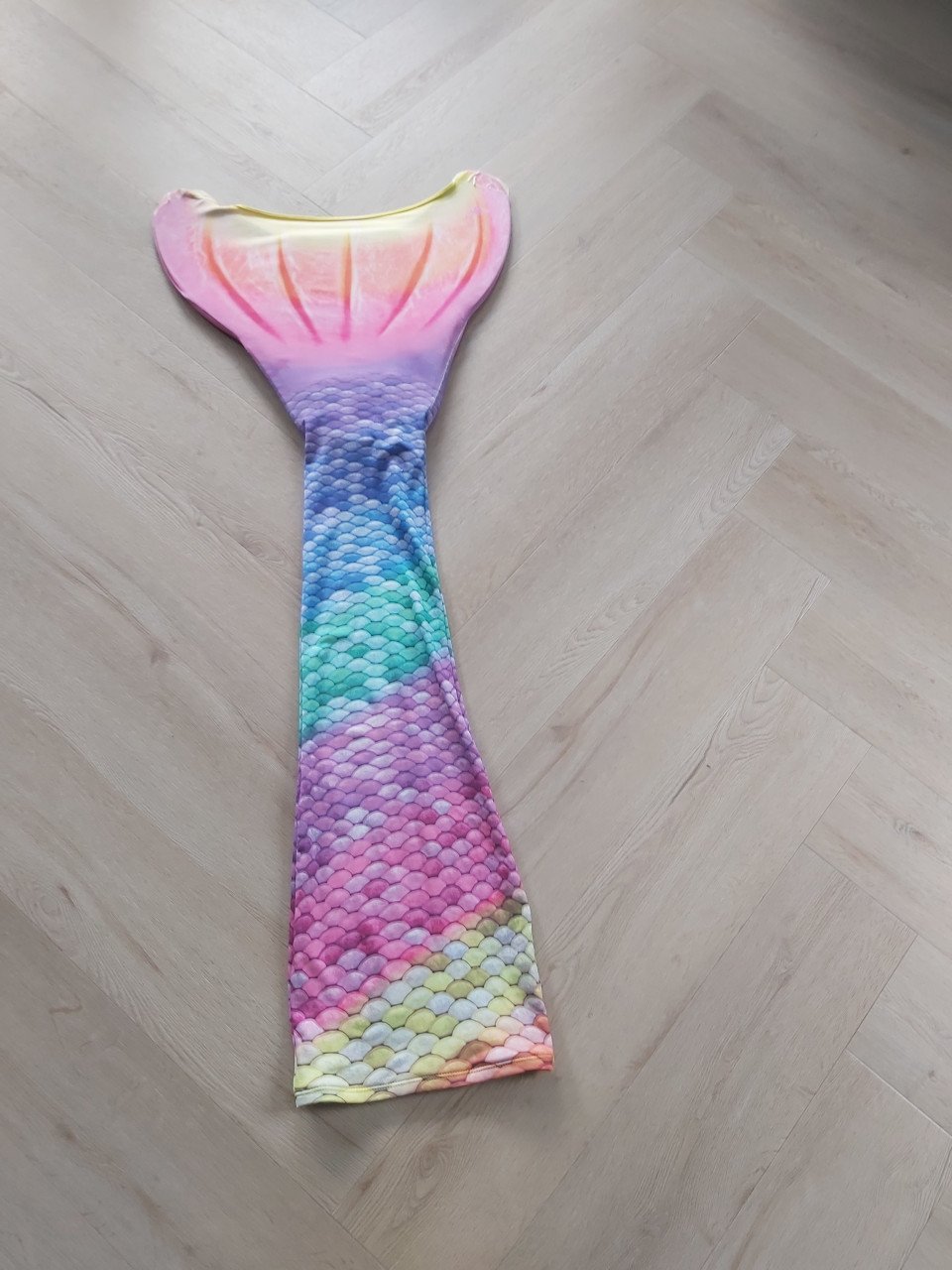 Zeemeerminstaart set regenboog voor 8 t/ 10 jaar