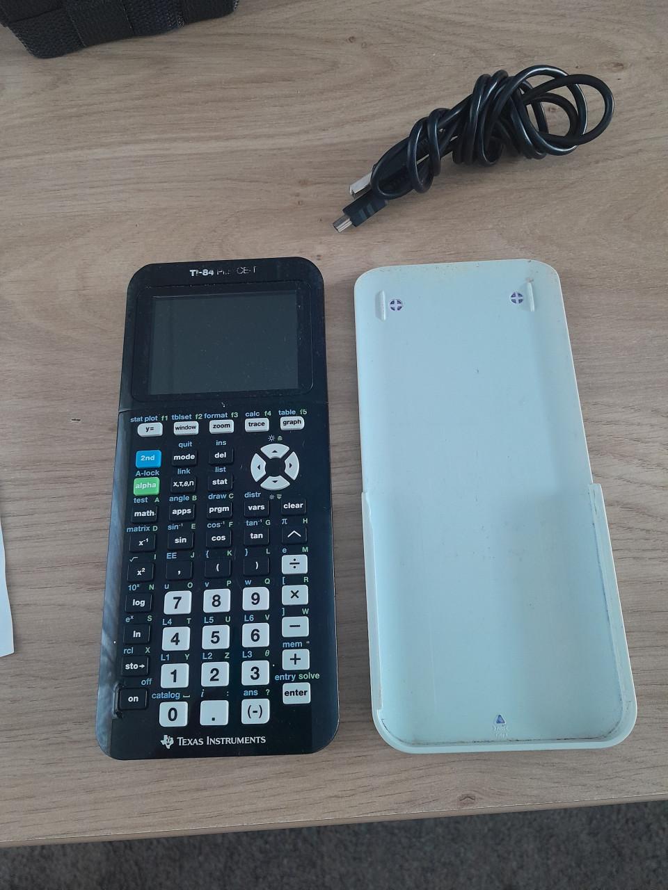 Texas Instruments TI-84 Plus CE-T grafische rekenmachine incl. oplaadkabel