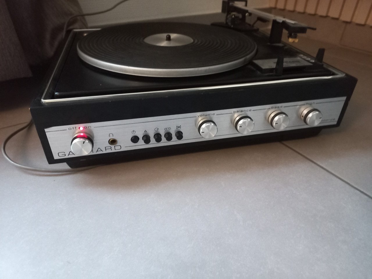 Garrard 6.200 CP platenspeler.