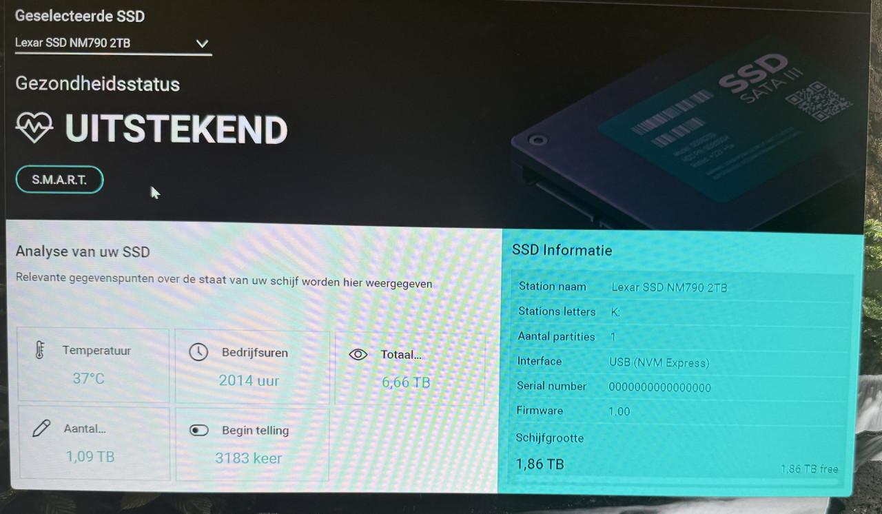 Te koop Lexar NM790 SSD 2TB