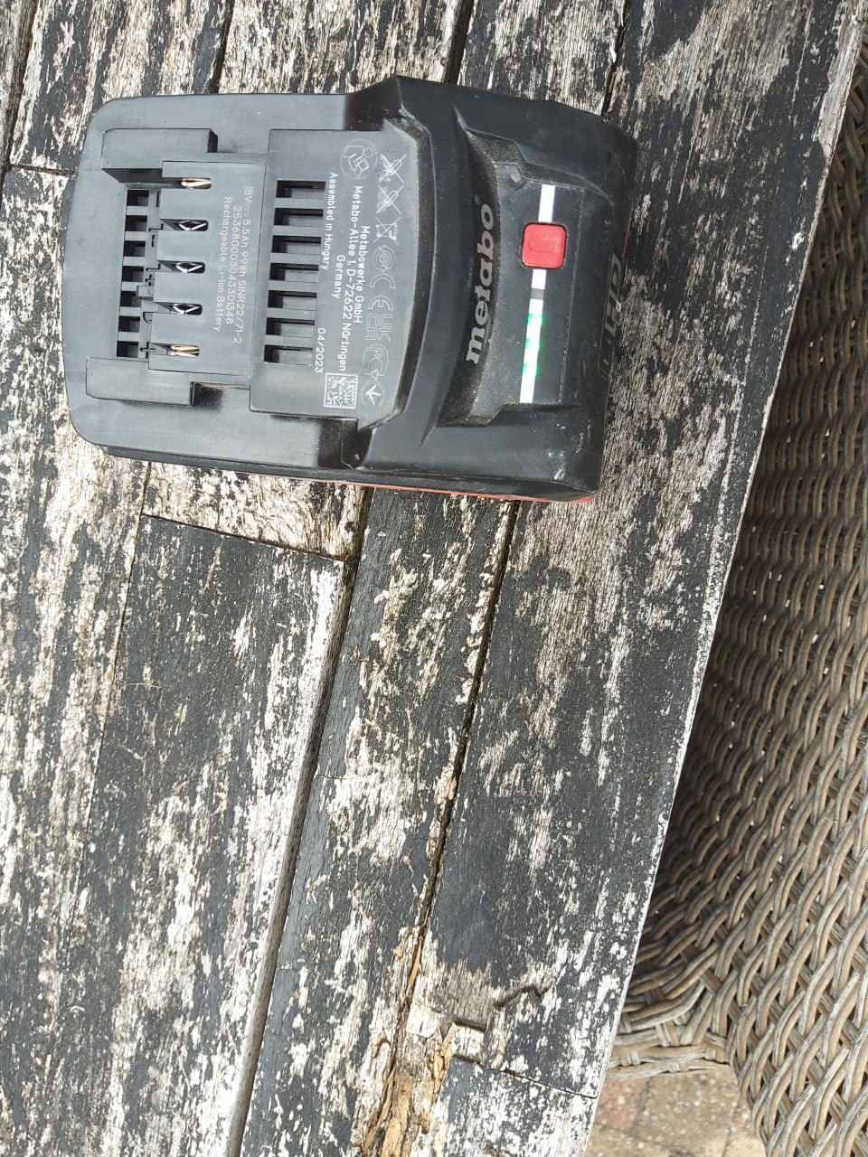 Accu metabo 18v