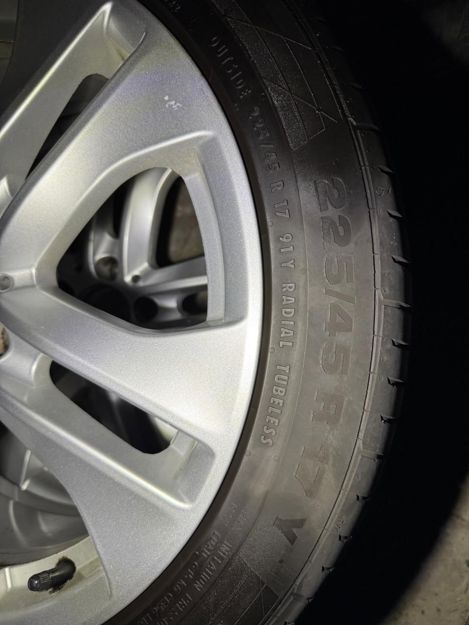 Mercedes W204 C-Klasse velgen 17”