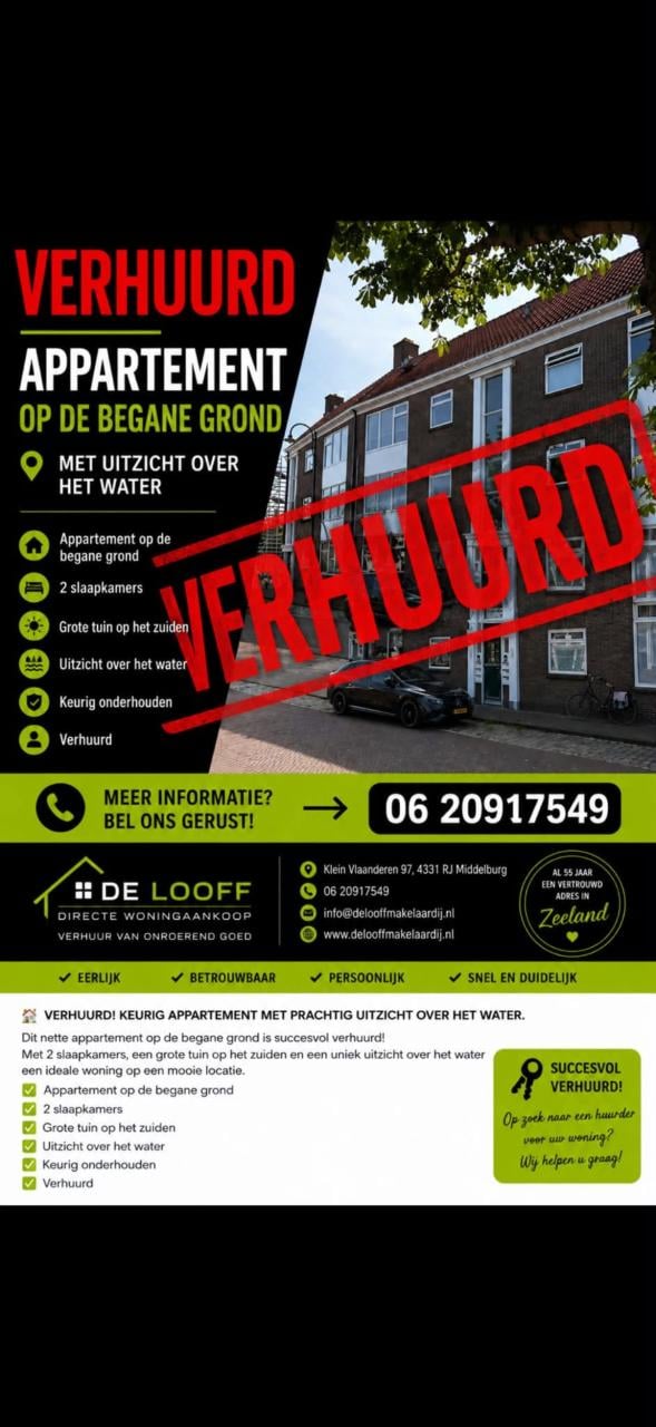 Woningen te huur in Middelburg, Vlissingen en Goes