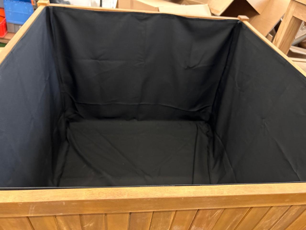 Teakhouten plantenbak 100 X 100 X 78 CM