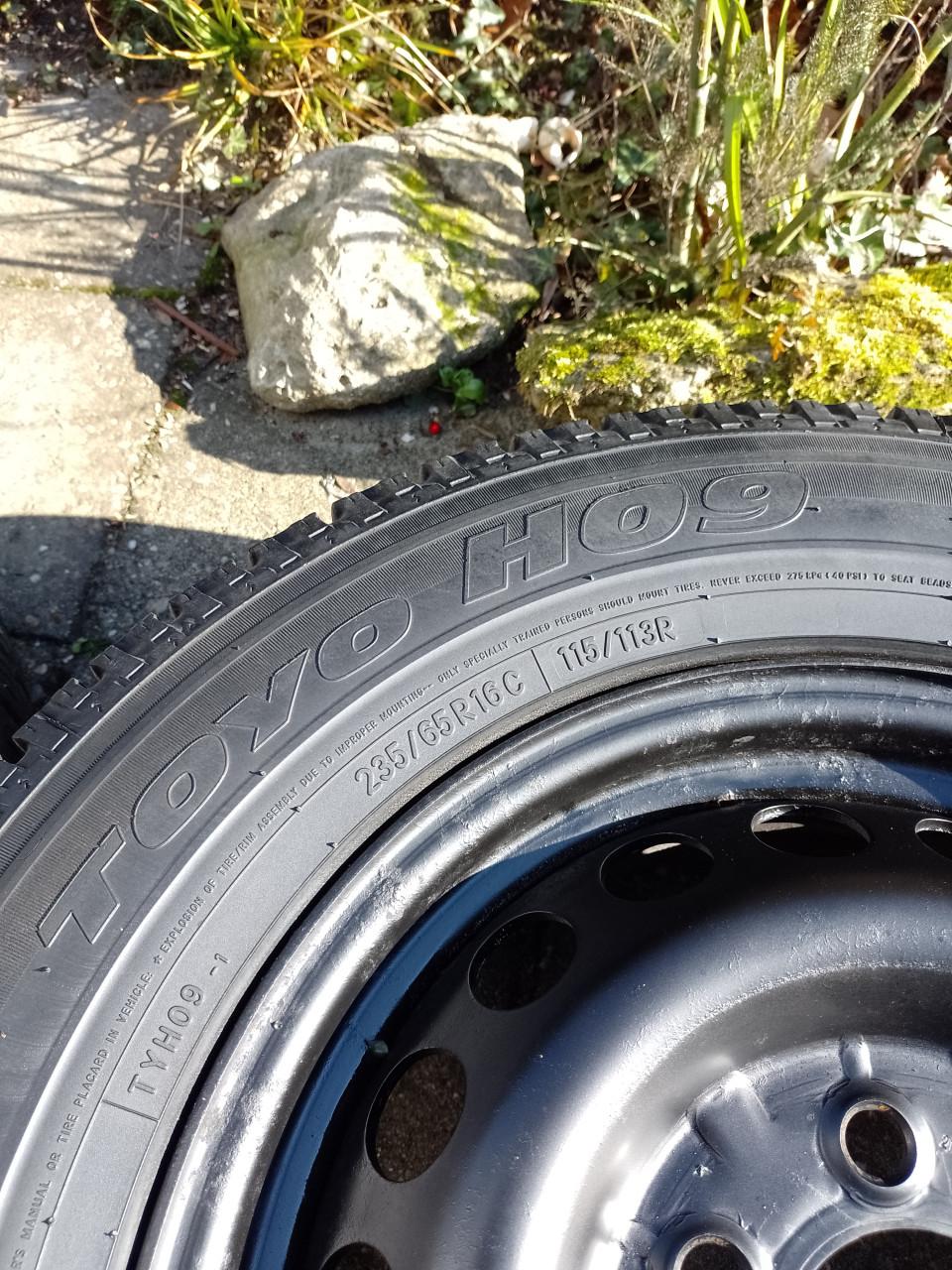 All season banden bestelbus of camper.