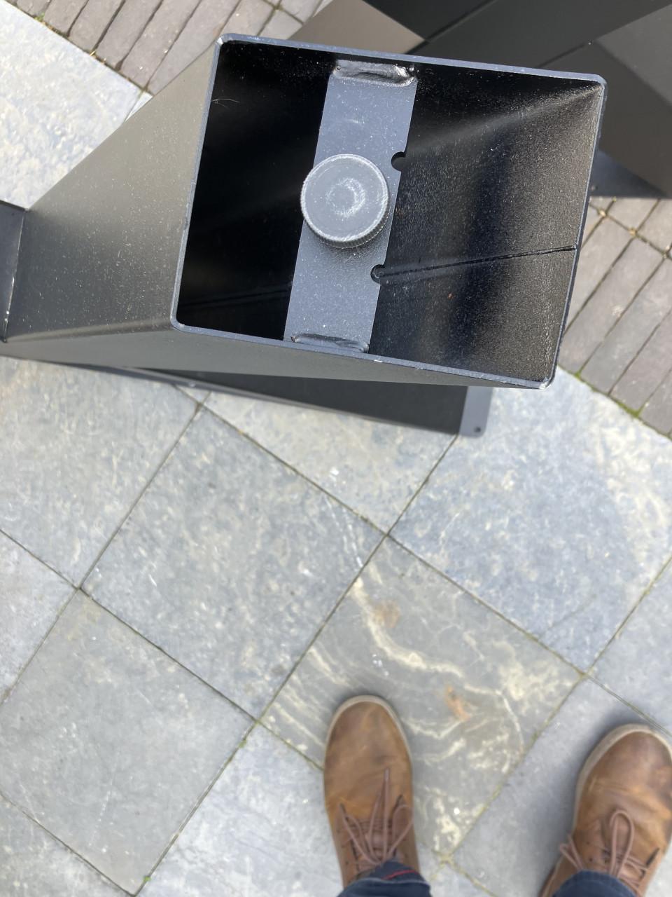 Set X-meubelpoten zwart