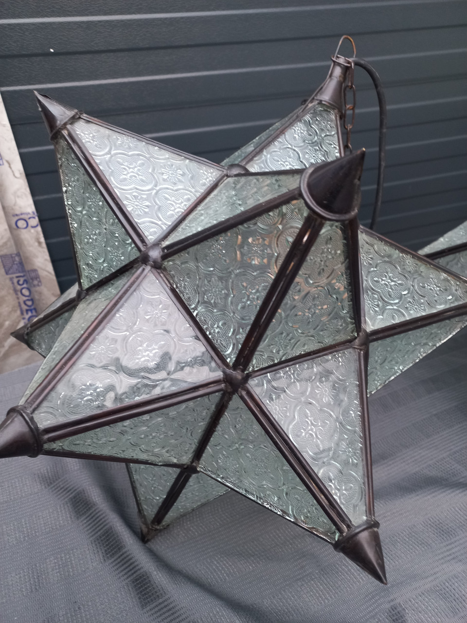 2x prachtige Industriële Retro Wind Glas Ster Kroonluchter Plafond Lampe