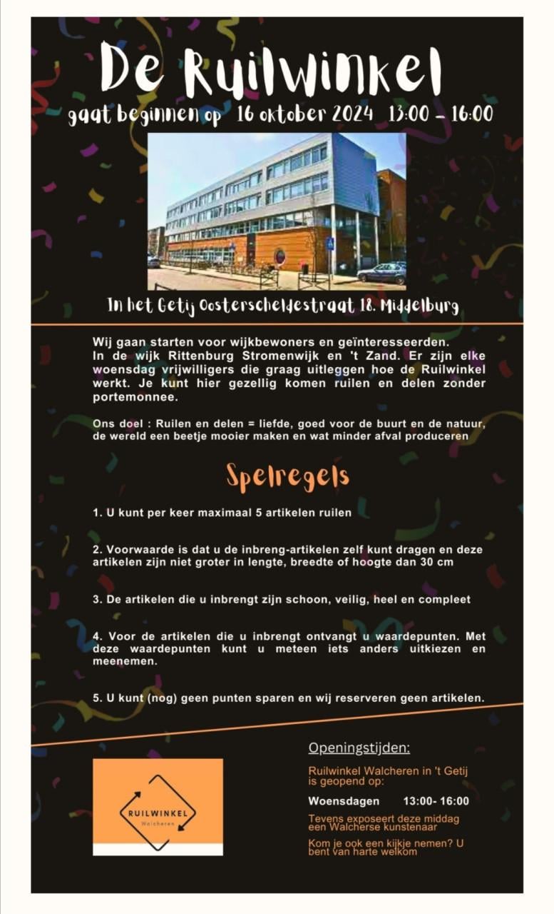 Ruilen - delen in de buurt