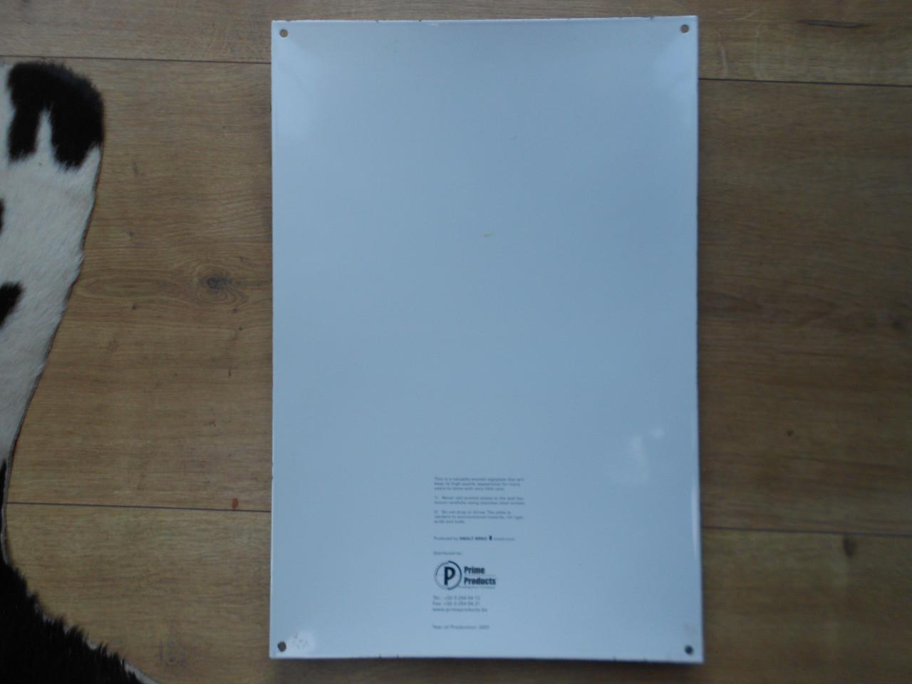 Emaille Duvel bier reclamebord.