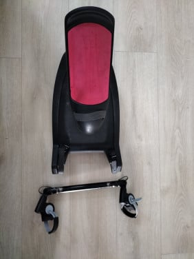 Kidsit meerijplankje met adapter voor elke wagen