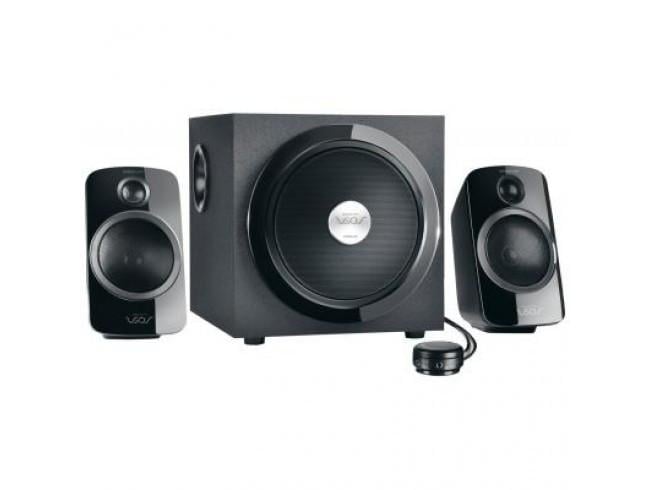 VEOS Speedlink speaker set voor bij PC etc.  baswoofer en twee speakers.