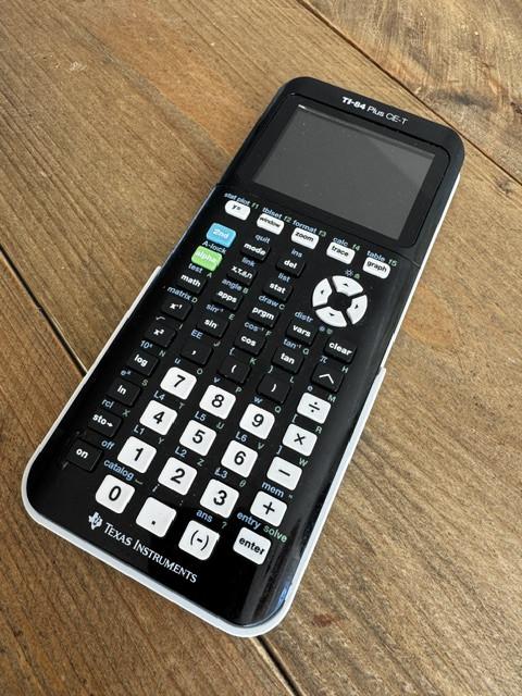 Middelbare school / wiskunde: TI 84 Plus CE-T grafische rekenmachine