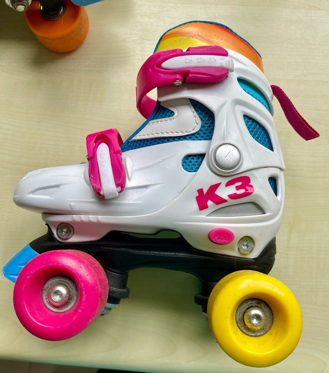 Kinder rolschaatsen K3 maat 23-27