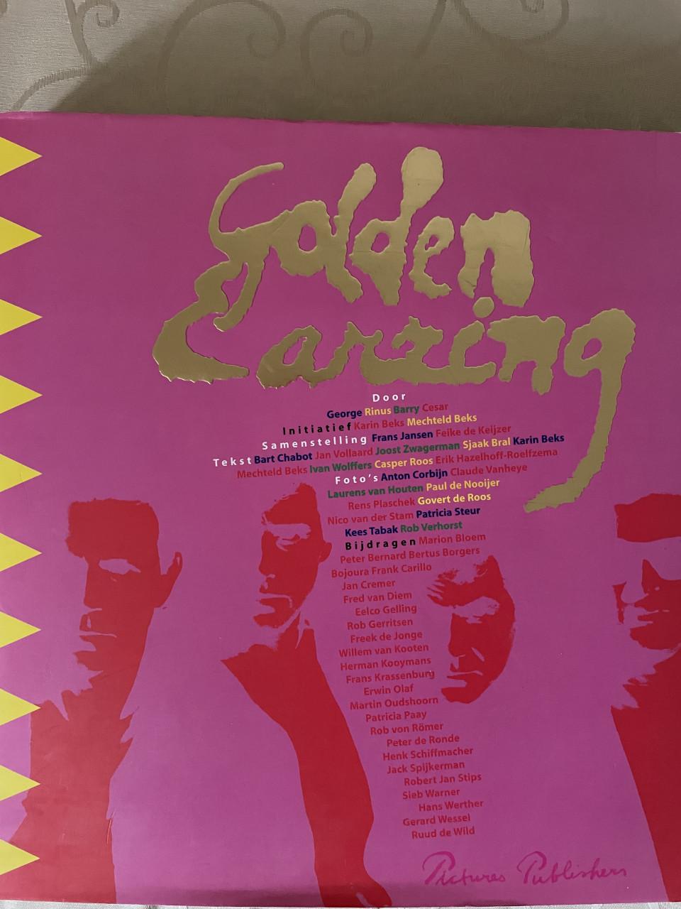 Golden Earring boek inclusief postzegels en 2 drumstokken Cesar