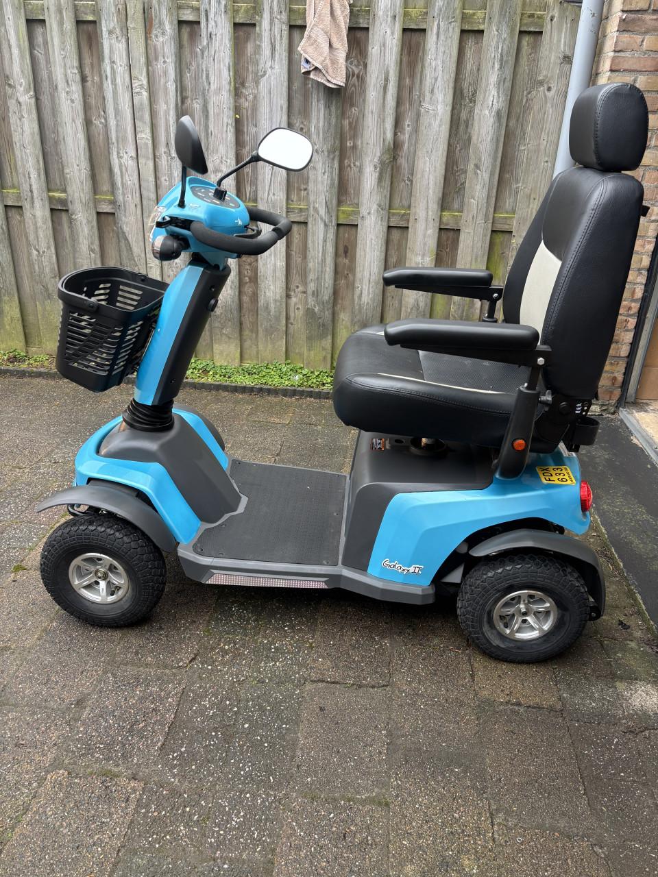 Scootmobiel Galaxy Excel 2 4 wielen Blauw