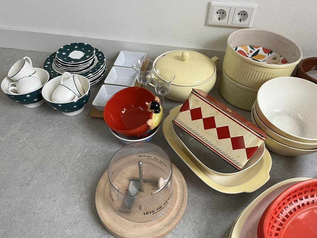 Verzameling serviesgoed jaren 50-60