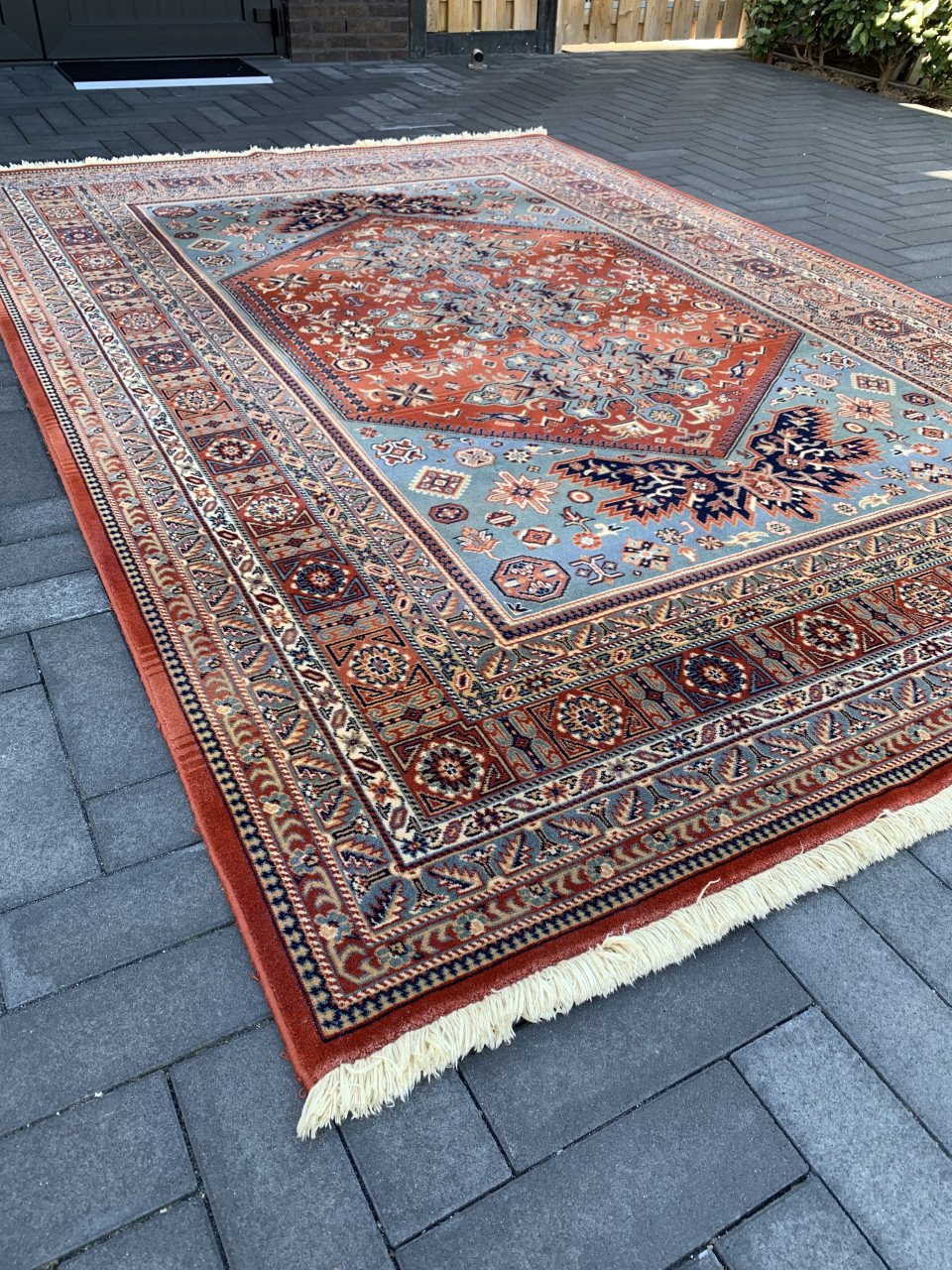 ✨Prachtig Sfeervol Handgeknoopt Vintage Vloerkleed✨