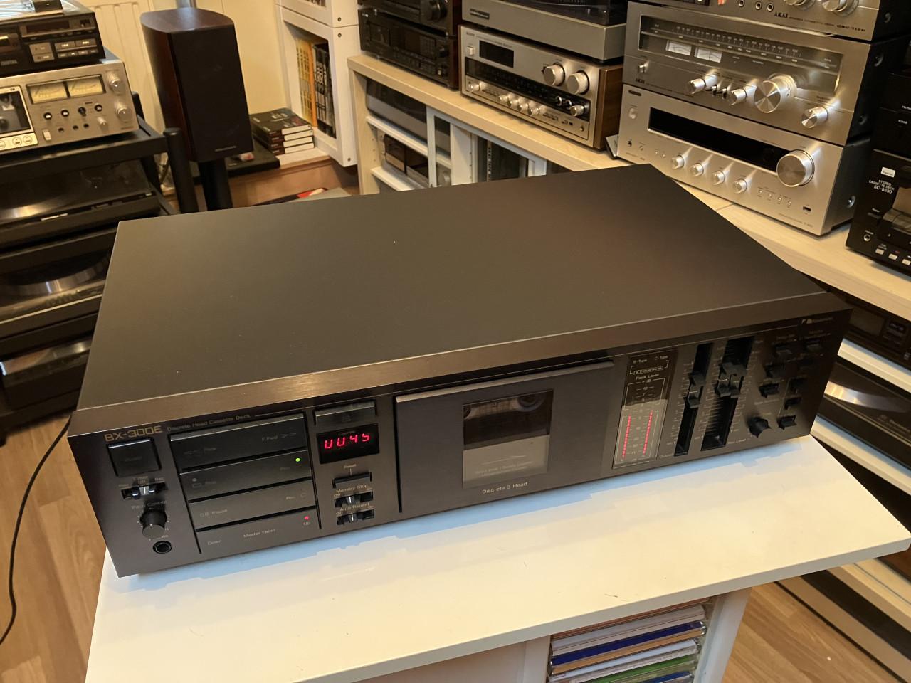 Nakamichi BX-300 cassettedeck direct drive dual capstan 3 heads garantie