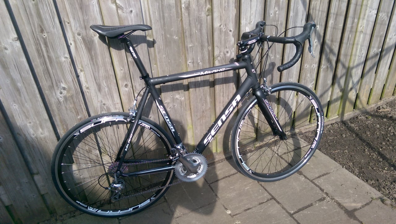 Sensa Milano LTD Tiagra (Frame maat 60 cm, Zwart)