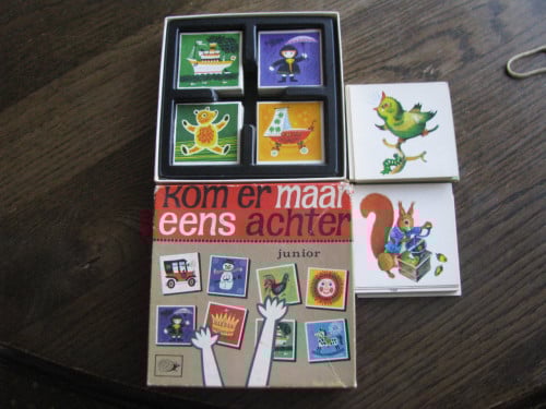 Memoriekaartjes.