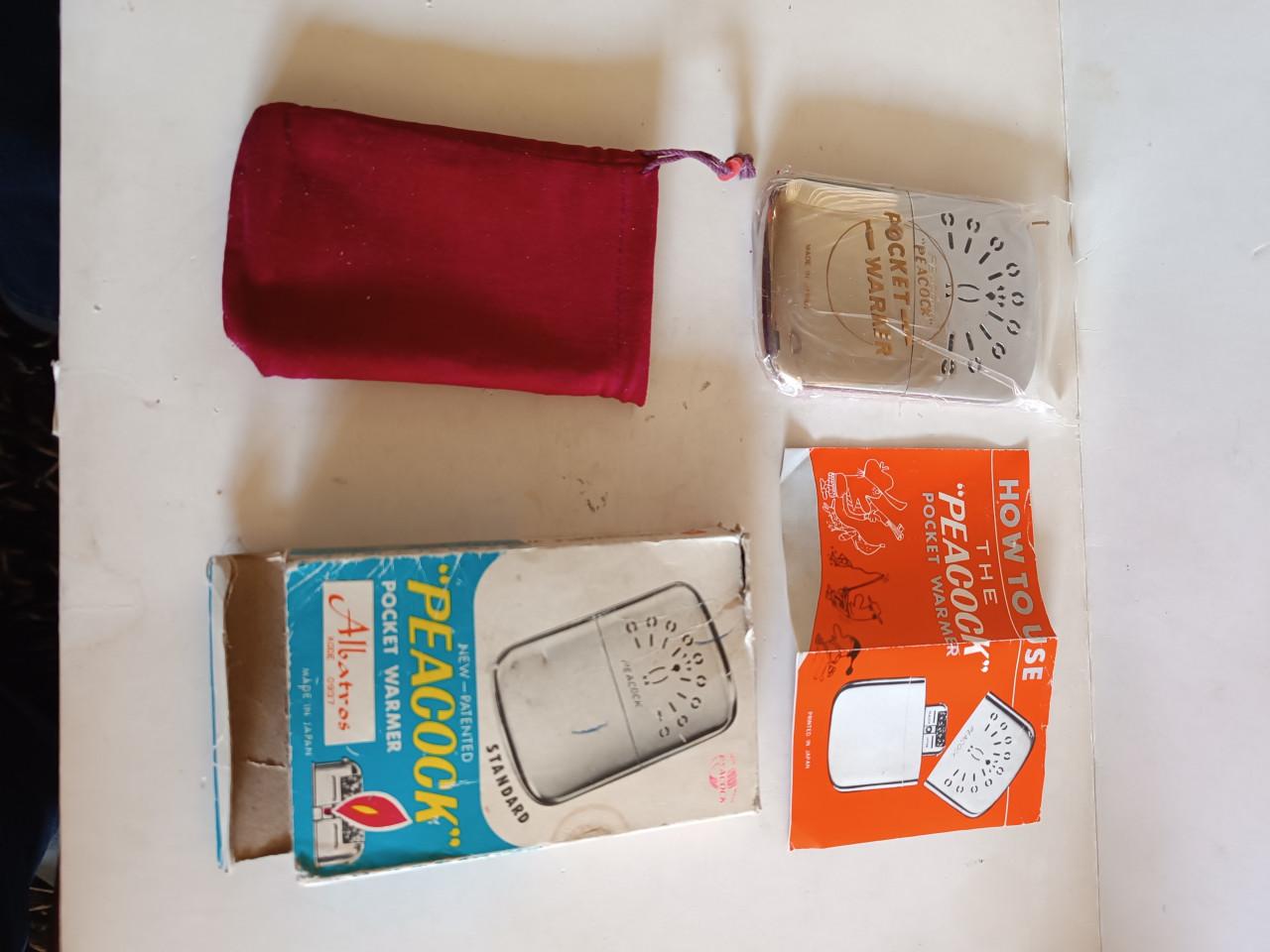 Vintage Peacock Handwarmer - Nieuw in Verpakking