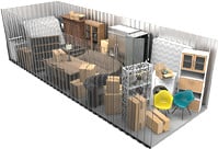 Te huur: Opslagcontainer voor meubels en inboedels