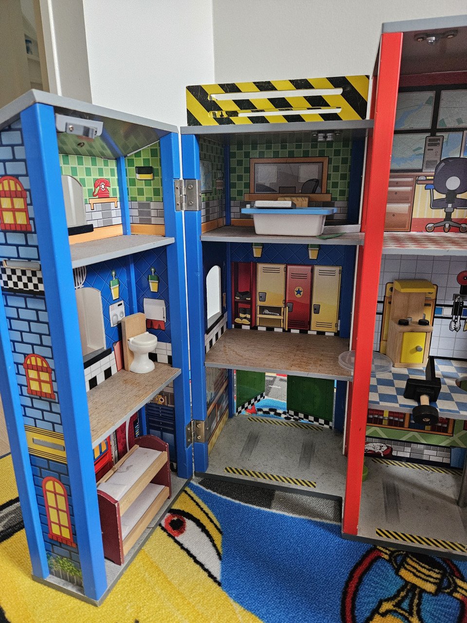 Kidkraft brandweer en politie kazerne