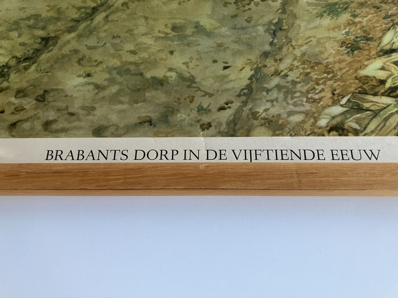 Oude schoolplaat / wandplaat