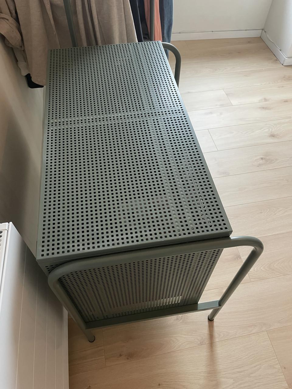 IKEA Nikkeby serie compleet 4 stuks kasten kledingrek groen