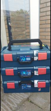 Bosh proffesionele gereedschapskoffer (stapelbaar) 3 stuks