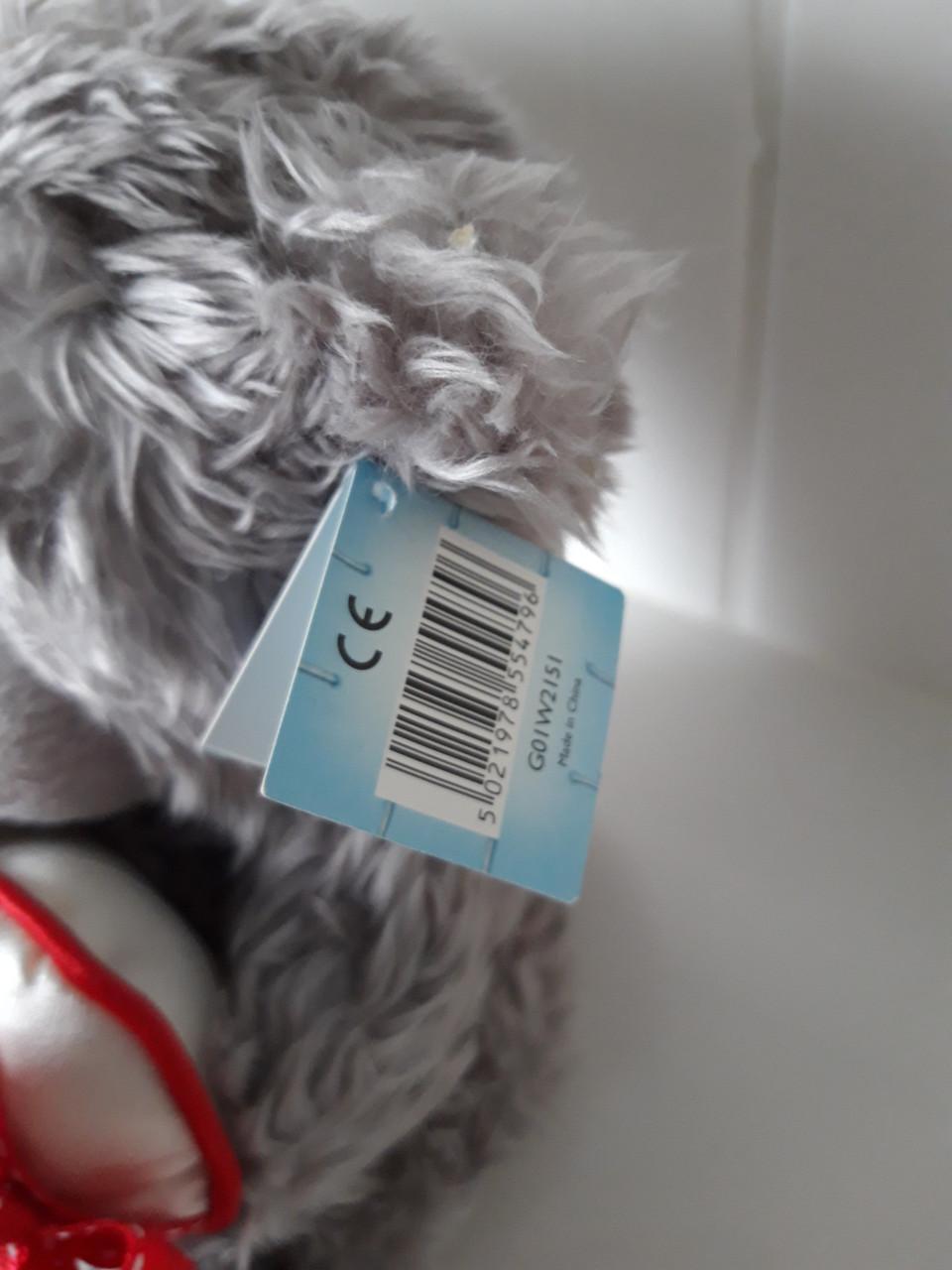 Knuffel NIEUW: "zielig "beertje met hart