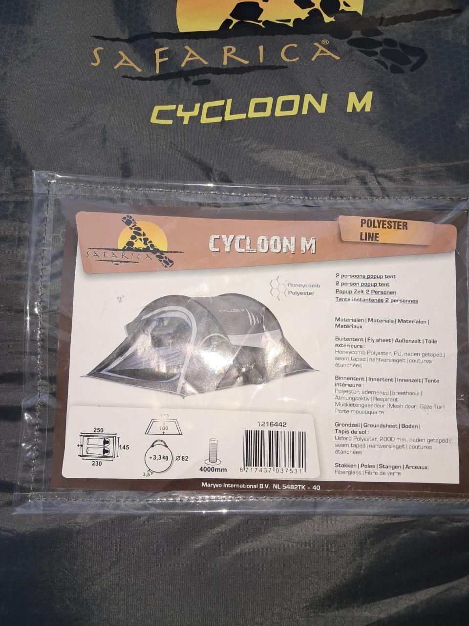 Te koop tent Safarica cycloon