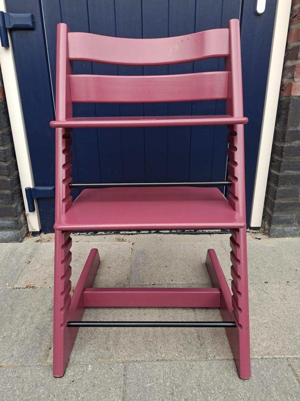 Stokke Trip Trap meegroeistoel (oud) roze