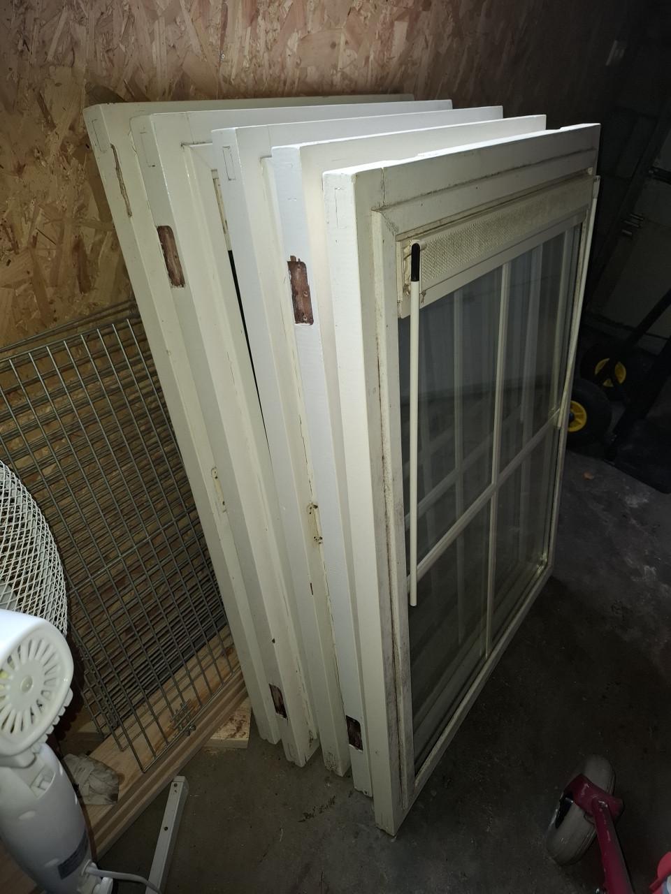 Ramen met dubbelglas met rooster