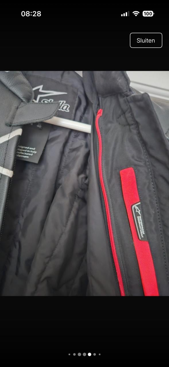 Leren motorpak Alpinestars Stella dames