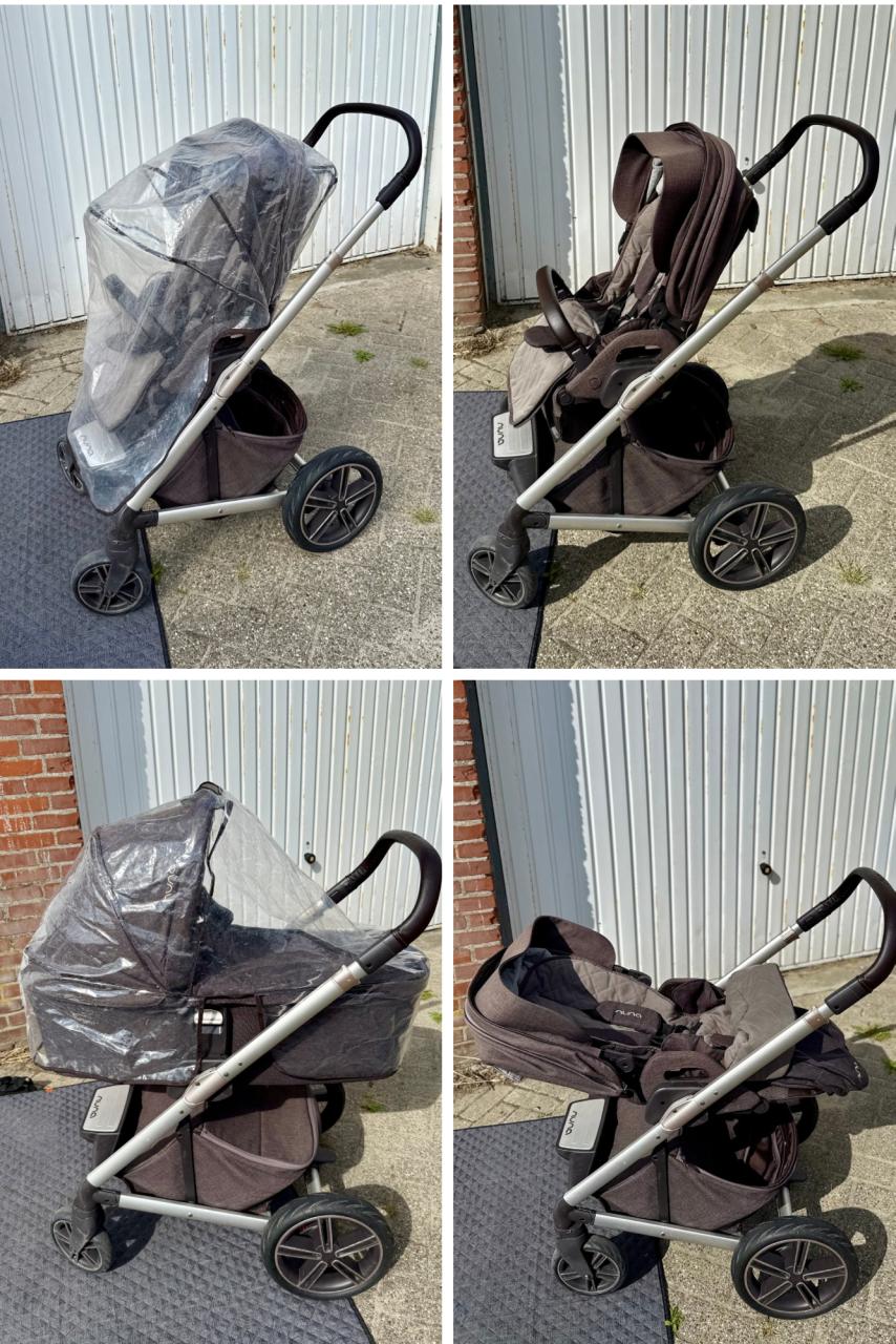 Nuna Mixx Suited zeer compleet incl. Nuna luiertas Verona