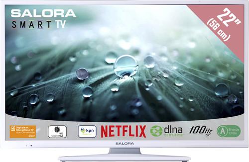 Salora 22 inch, ( 56 cm ) LED Smart TV , type 22LED9112CSW, nog als nieuw