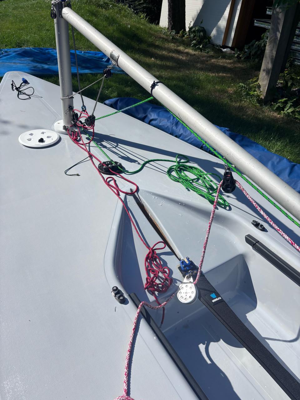 Volledig gerefitte laser standaard zeilboot zeilklaar