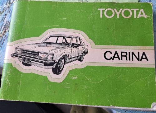 Toyota Carina instrutieboekje