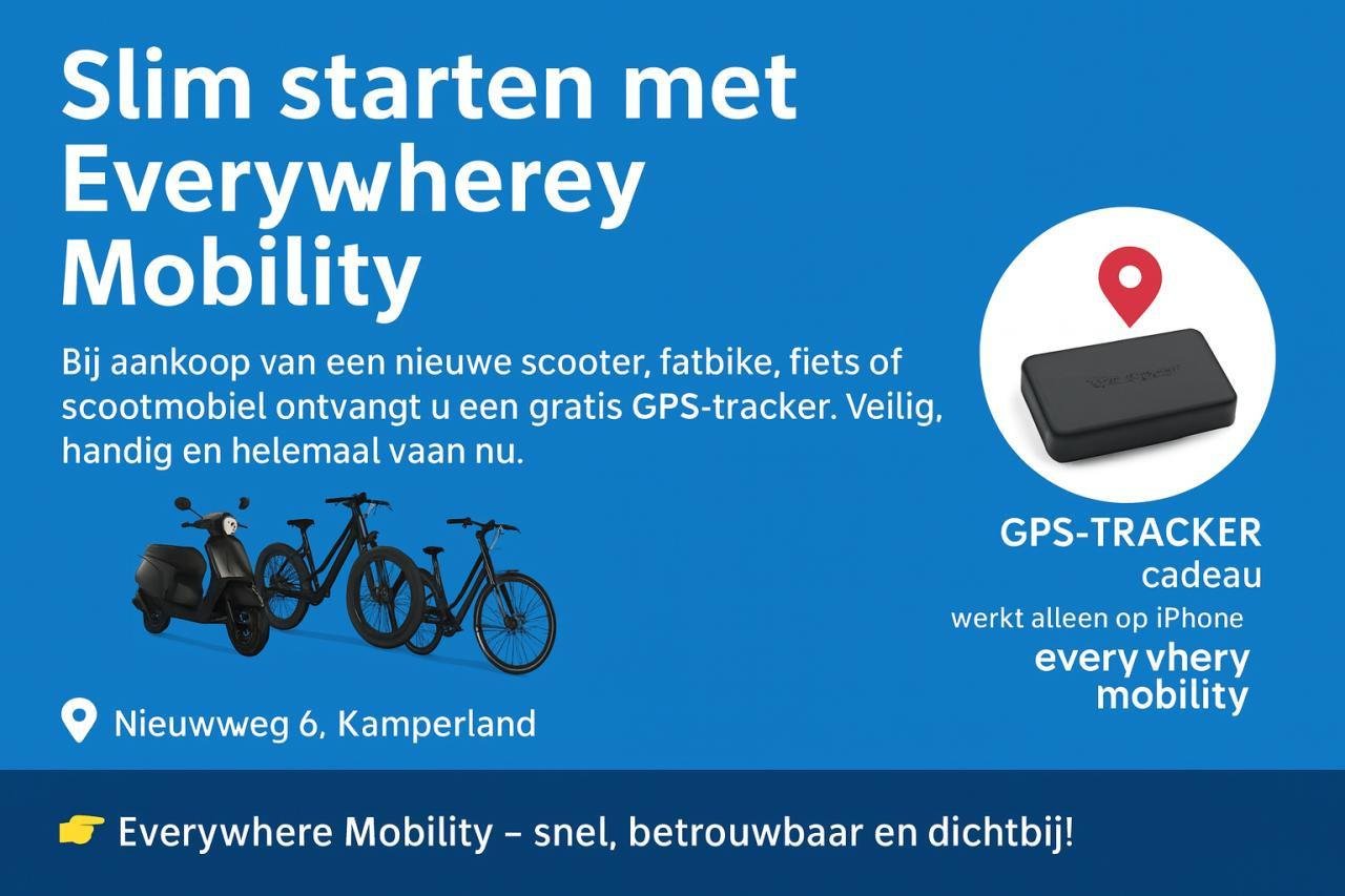 Nu bij Everywhere Mobility OUXI V8 GLOSSY BLACK € 1.095,-