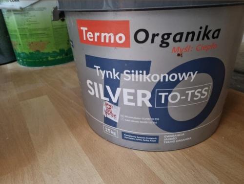 Sileconen pleister, Termo Organika Tynk Silikonowy SILVER TO-TSS 25kg