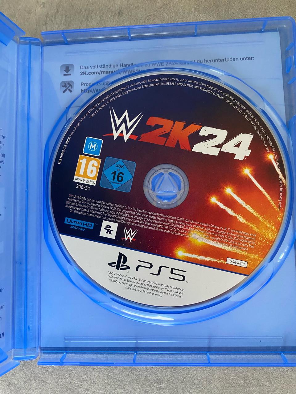 PS5 game WWE 2K24