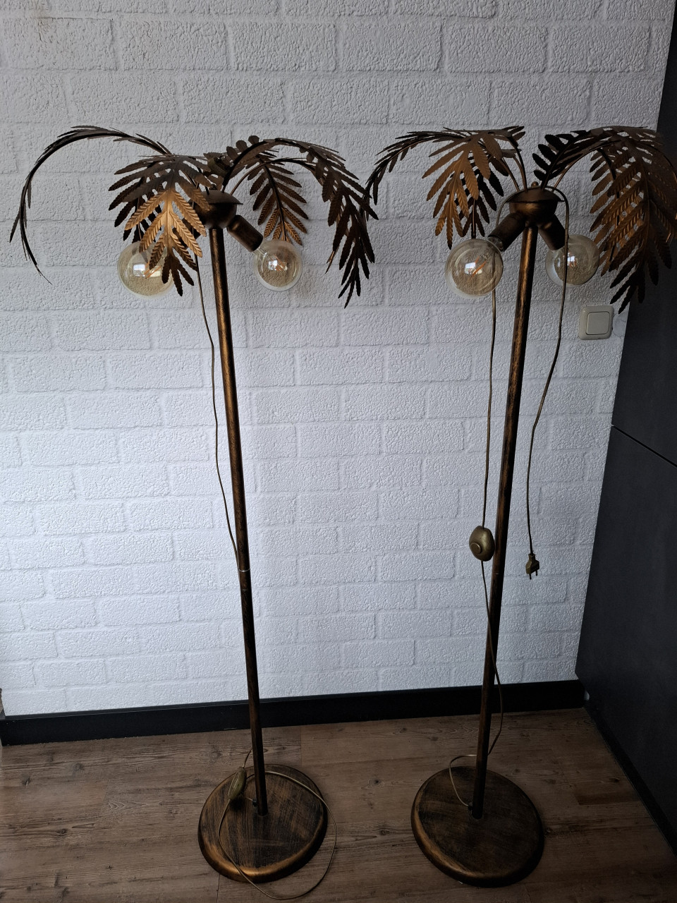 Set prachtige vloerlampen