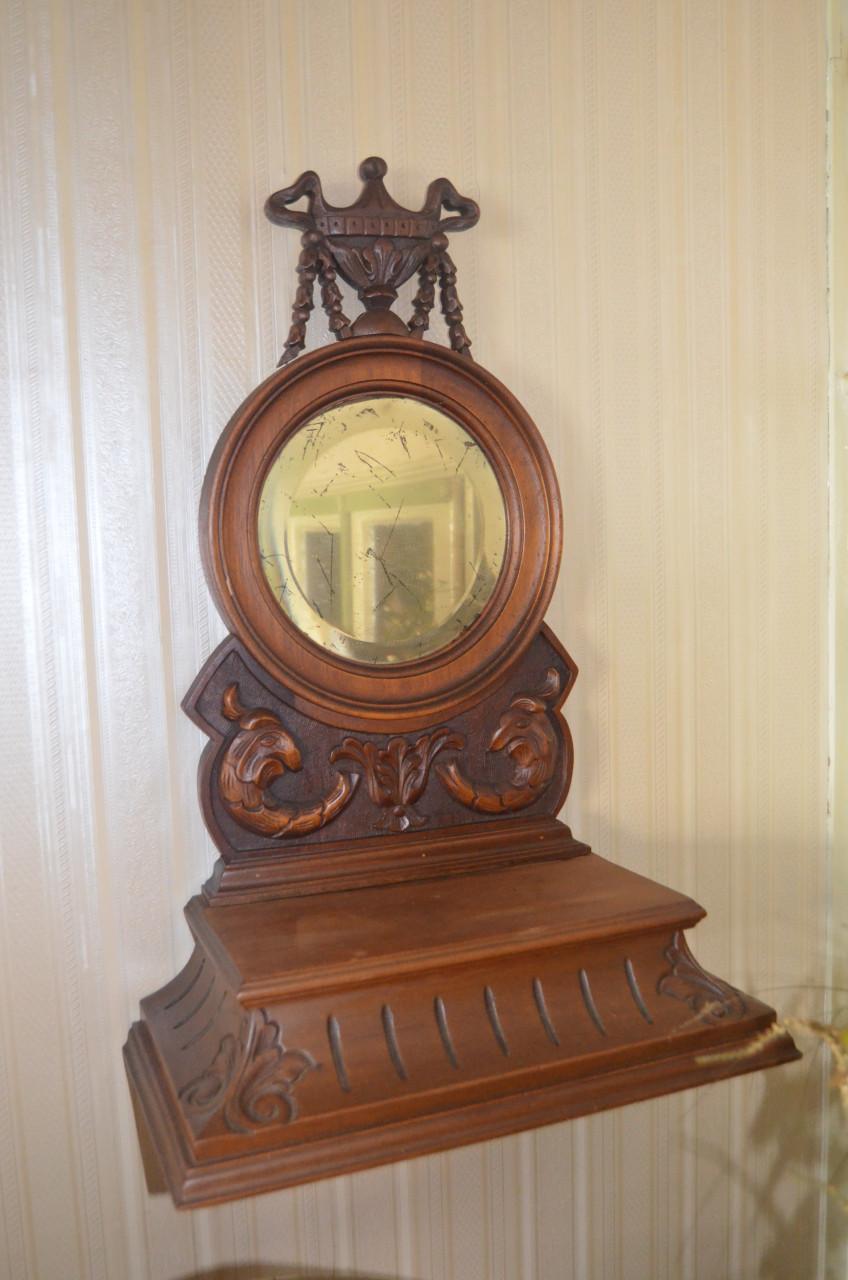 Fraaie antieke console met spiegel(tje)