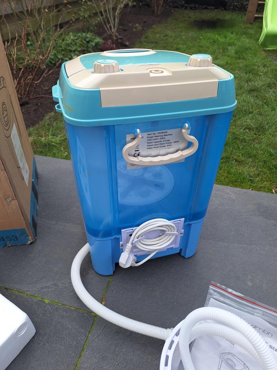 OneConcept campingwasmachine – model 10026453 – 2,8 kg