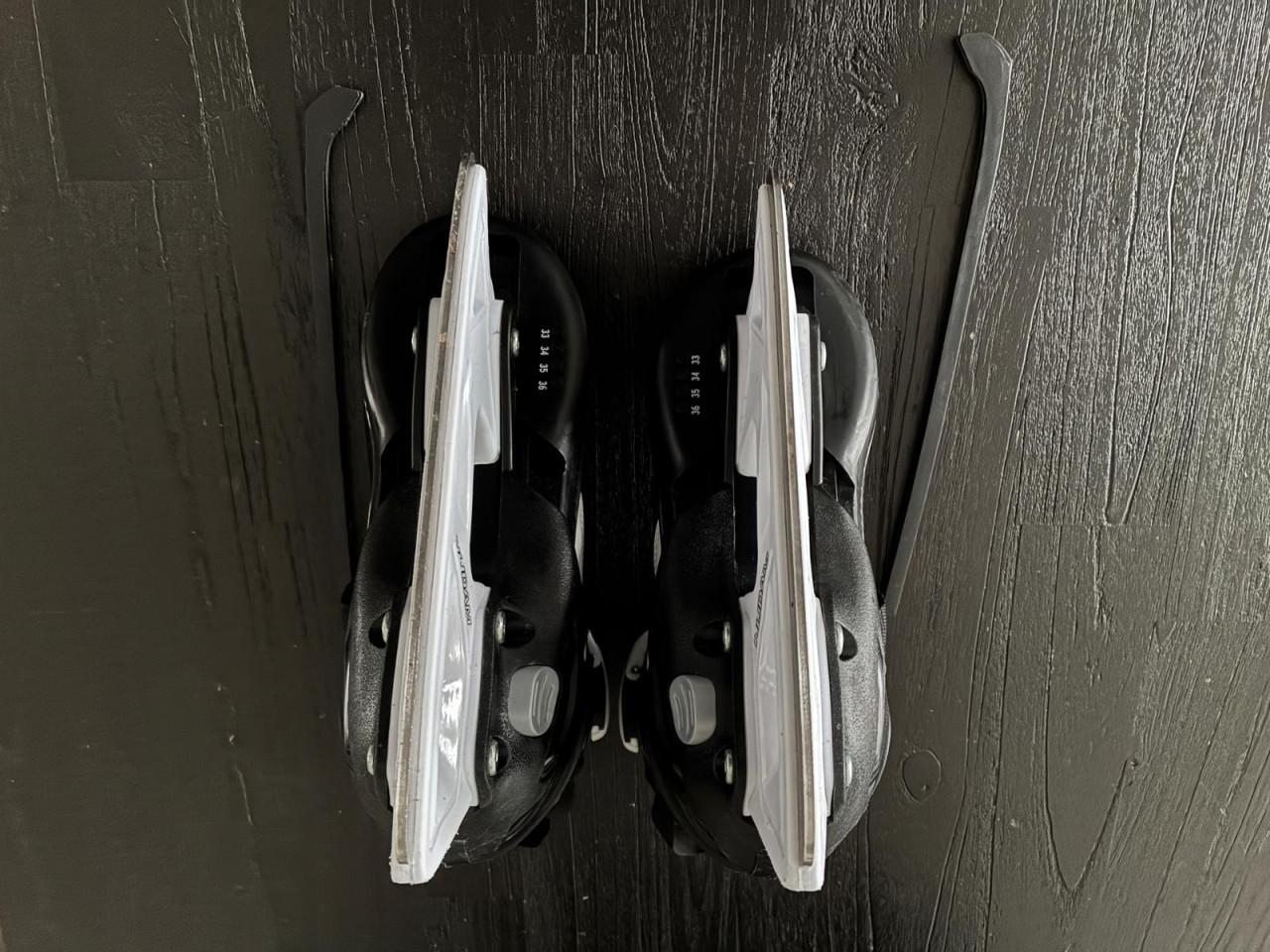 Ijshockey schaatsen verstelbaar maat 33/36