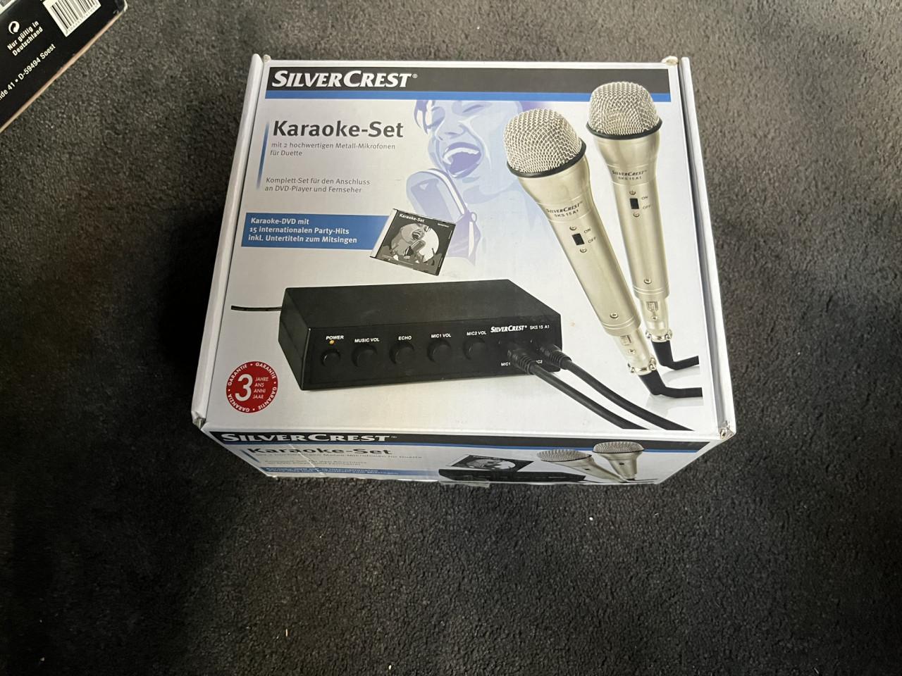 Mirofoonset Silvercrest Karaoke set